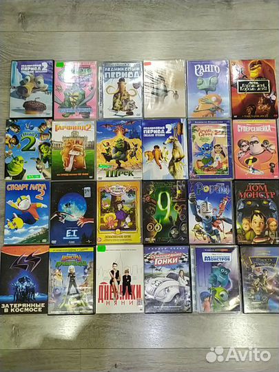 99 двд Лучшие детские мультики и кино. лицензия