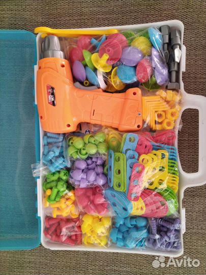 Развивающий конструктор 3D с шуруповертом