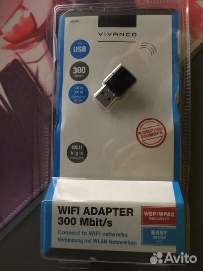 Wifi адаптер 300 Mbit/s