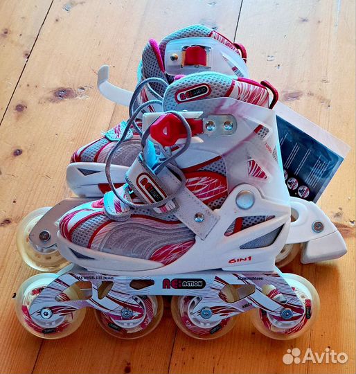 Детские ролики и защита новые