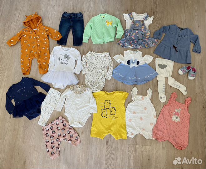 Брендовая одежда для девочки 68-74