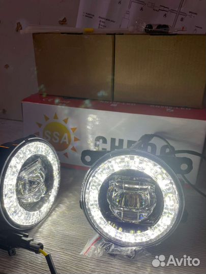 Led птф для Ford Focus 100w линза