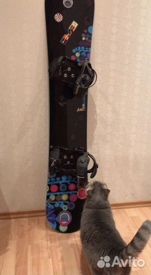 Сноуборд Burton Feather и крепы