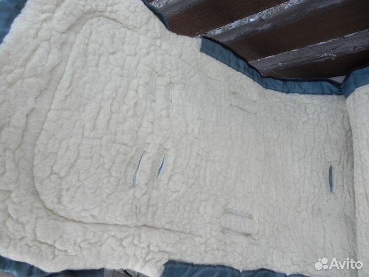Конверт зимний натуральная овчина в санки,коляску