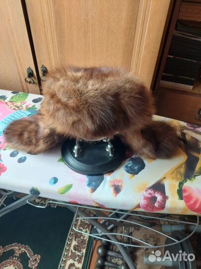 Шапка из меха соболя