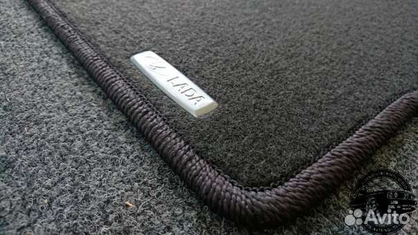 Автоковрики для LADA Kalina / лада Калина, серые