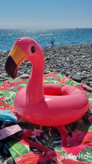 Надувной круг фламинго