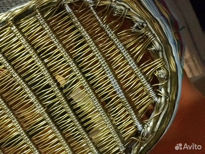 Корзинка плетёная воемён СССР