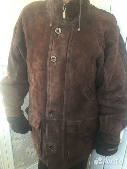Дубленка натуральная мужская 56 размер