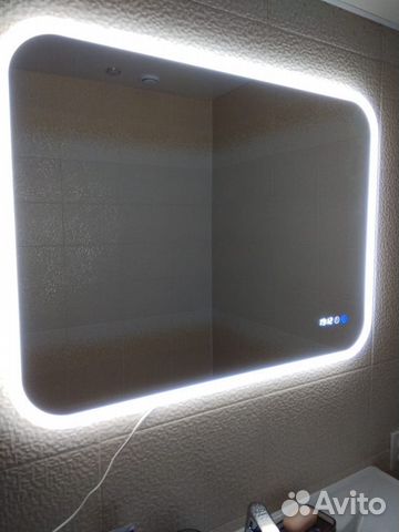 Зеркало в ванную с подсветкой и подогревом