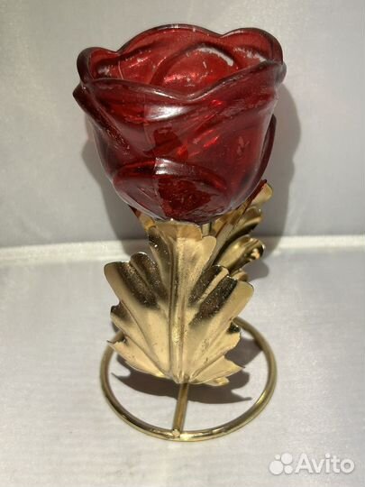 Подсвечник Роза б/у