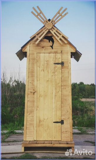 Уличный туалет домик с установкой зщэ 452