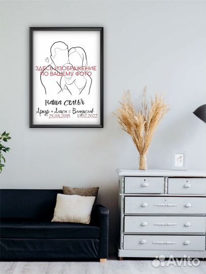 Детская метрика, семейный постер