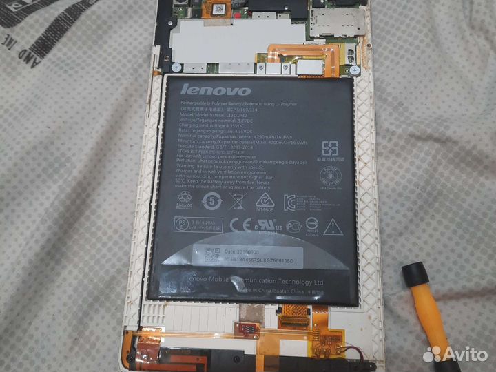 Планшет lenovo на запчасти