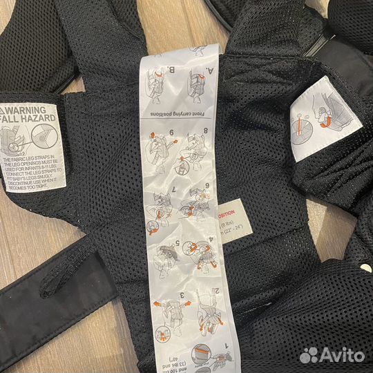 Рюкзак кенгуру BabyBjorn One Mesh черный