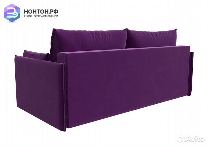 Диван еврокнижка Сайгон микровельвет фиолетовый