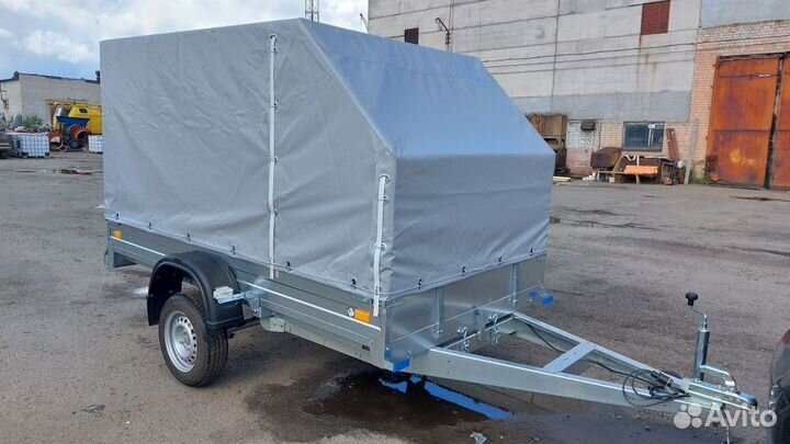 Прицеп оцинкованный 2.7х1.5 с тентом 