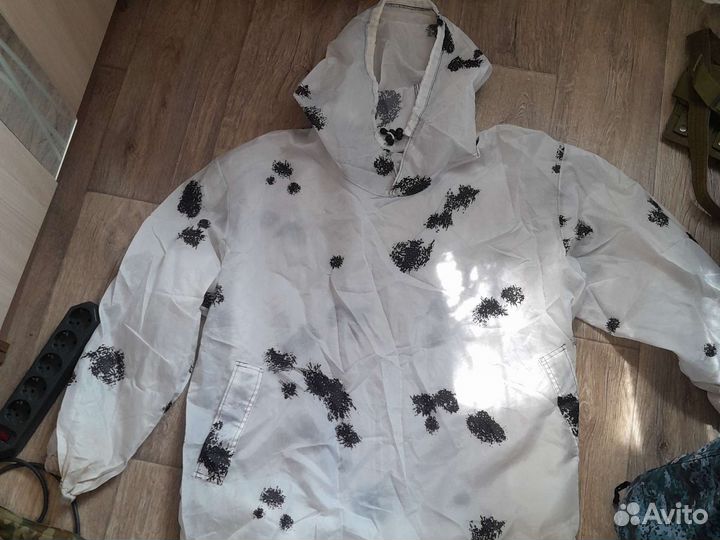 Маскировочный халат, зима