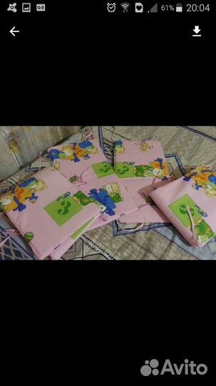 Бортики в детскую кроватку