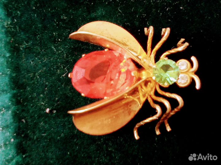 Украшения серебро брошь муха 875,925,кулон серь