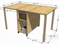 Стол складной для шитья и кроя
