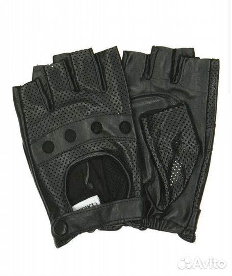 Перчатки женские кожаные без пальцев