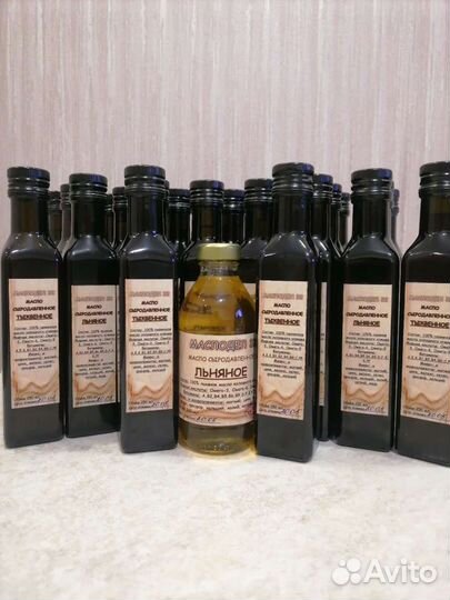 Масло льняное холодного отжима