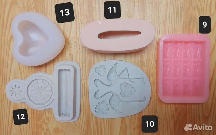 Силиконовые формы для мыла