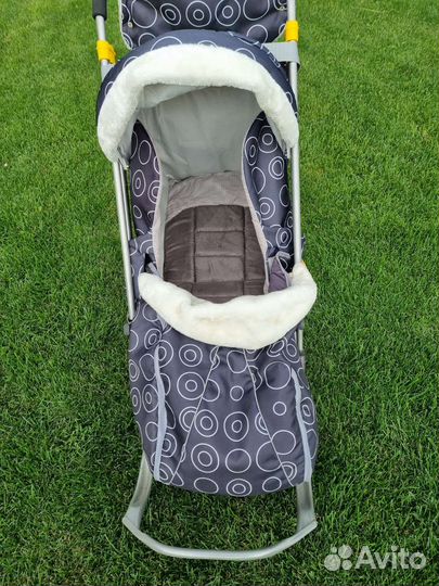Детские санки коляска