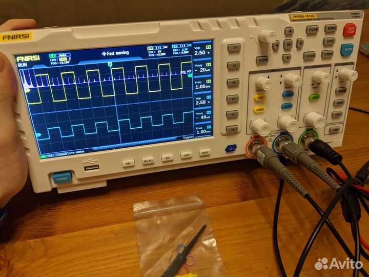 Осциллограф fnirsi 1014D с генератором