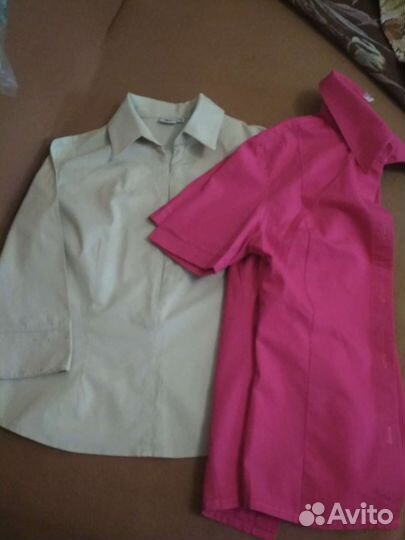 Блузки девочке-подростку до 164см отл сост фирм