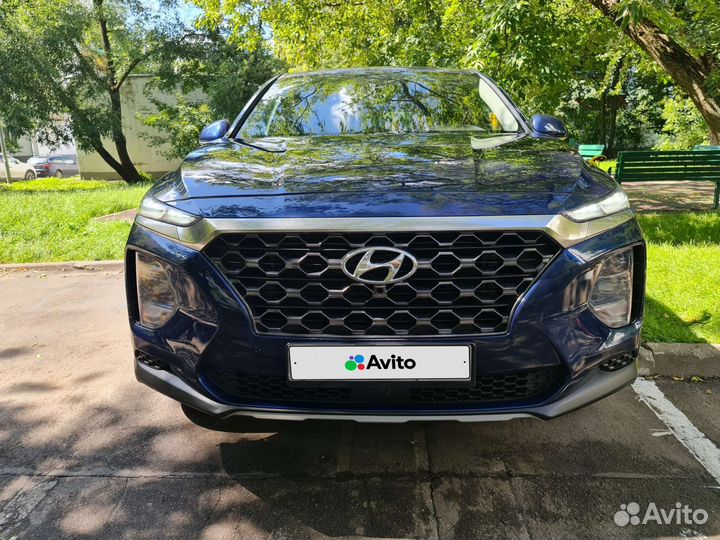 Hyundai Santa Fe 2.4 AT, 2019, 89 000 км