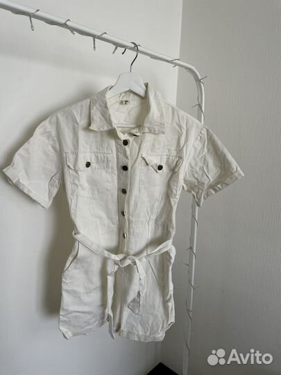 Джинсовый комбинезон