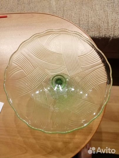 Ваза для фруктов стекло СССР