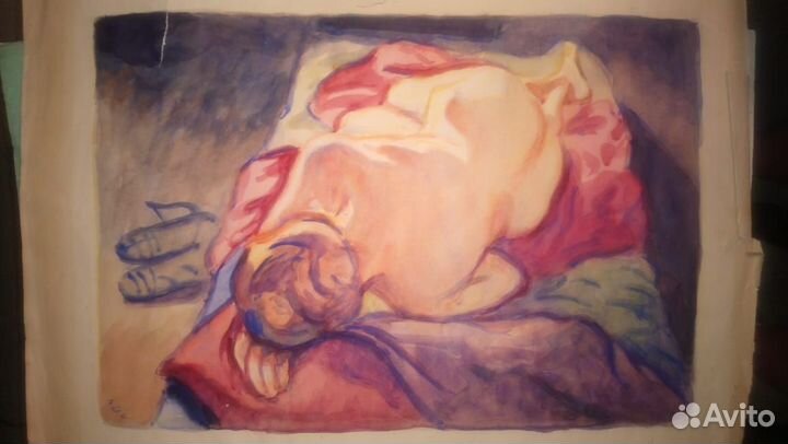 Толоконников аа бумага гуашь 50х33 1942