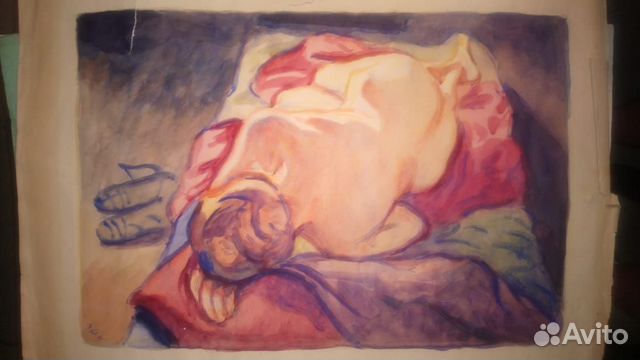 Толоконников аа бумага гуашь 50х33 1942