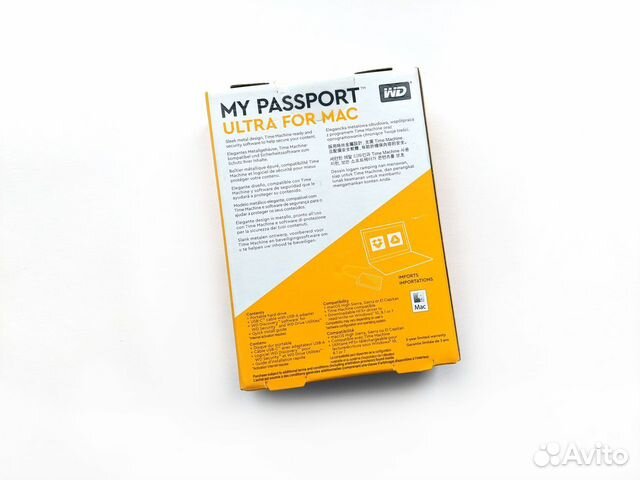 Новый внешний диск WD MyPassport 2TB для Macbook объявление продам
