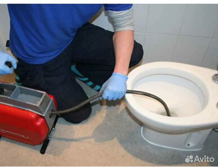 Прочистка канализации, устранение засора.засор