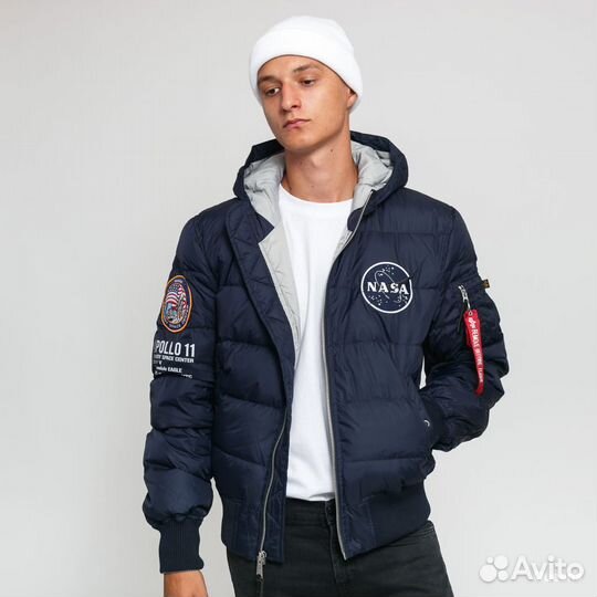 Куртка-пуховик alpha industries appollo 11