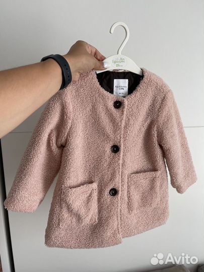 Пальто чебурашка для девочки 86
