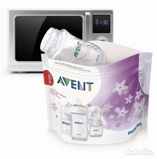 Молокоотсос ручной, набор бутылочек Chicco