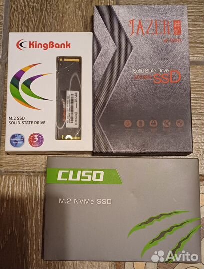SSD ссд SATA и nvme