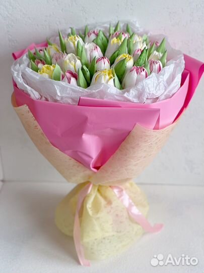 Зефирные тюльпаны