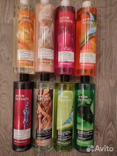 Avon гель для душа лосьон для тела пена для ванн