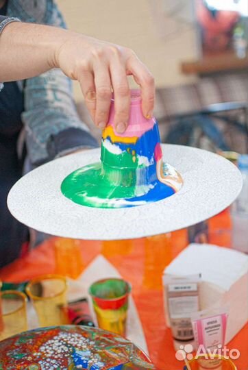 Корпоративный мастер класс по рисованию