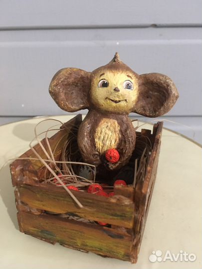 Чебурашка ручной работы