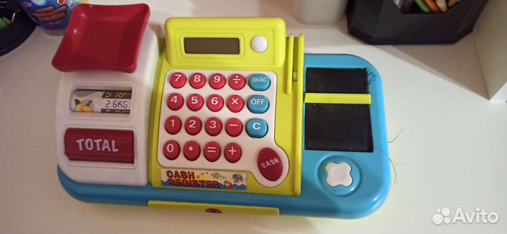 Детская касса со звуковыми эффектами