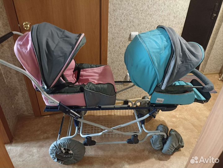 Коляска для двойни