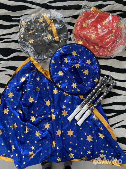 Костюм волшебника-шляпа, плащ