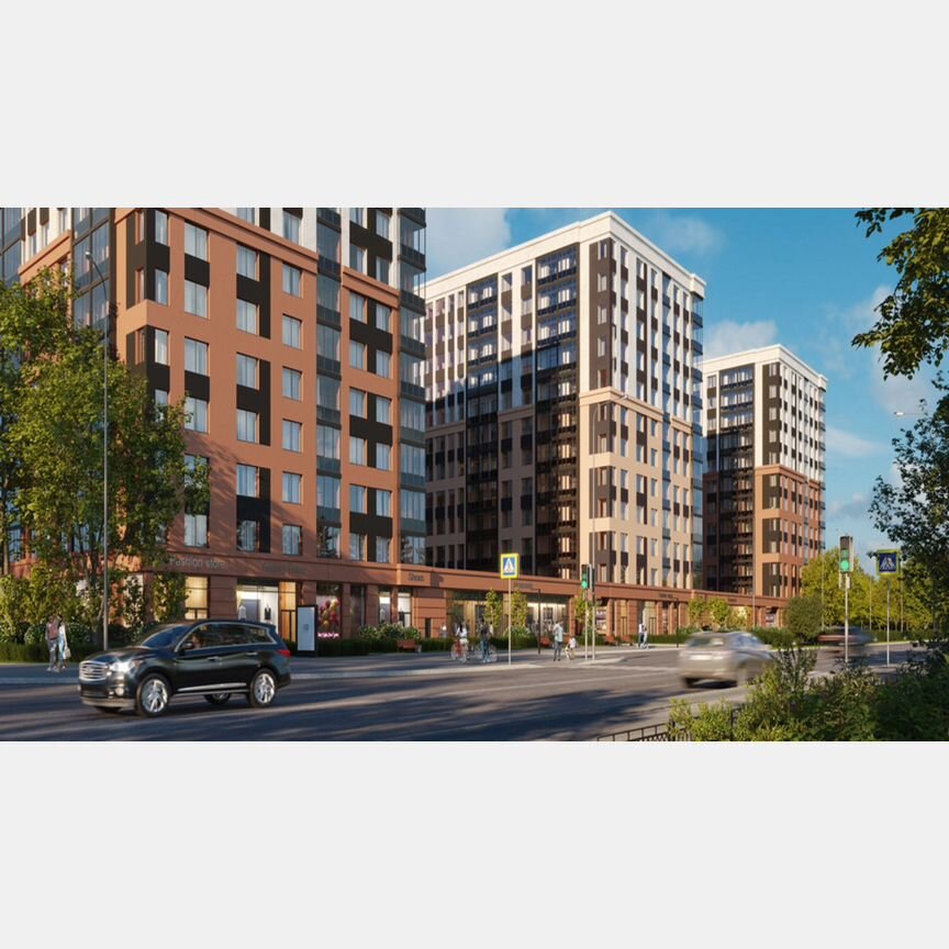 1-к. квартира, 39,5 м², 1/12 эт.
